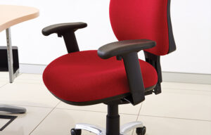 buro roma 3 ergonomic office chair red