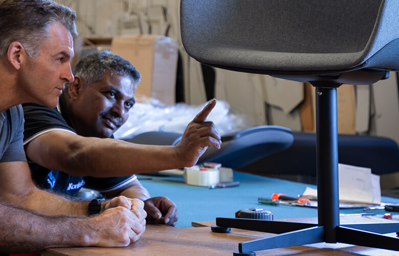 chairinspection Buro Seating